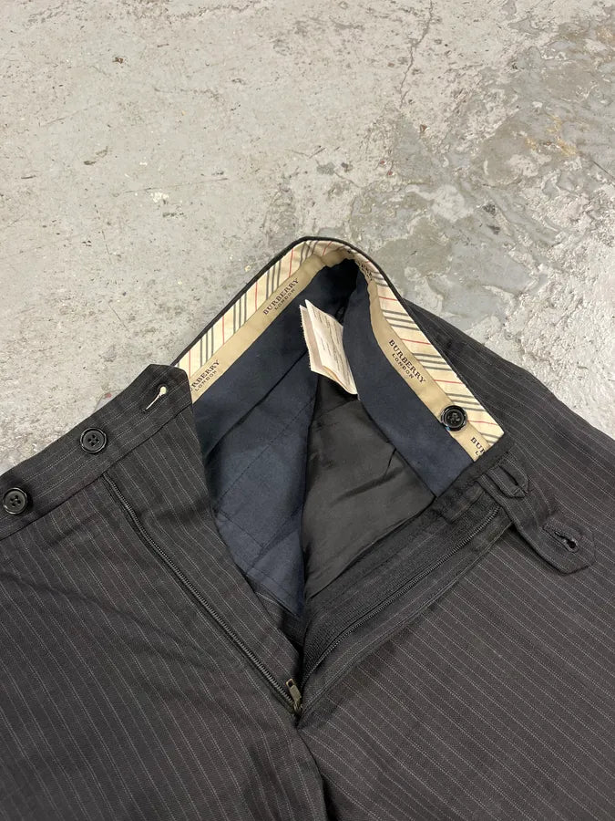 Burberry Black Elegant Pants Suit